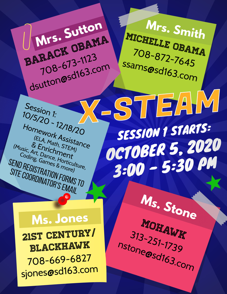 XSTEAM After School Program Application