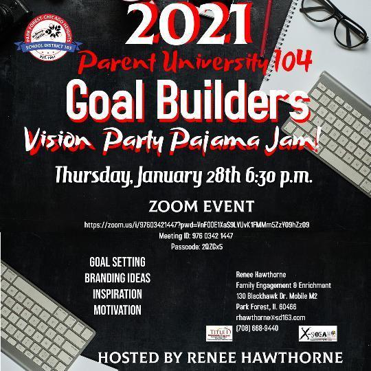 Goal Builders Vision Party Pajama Jam