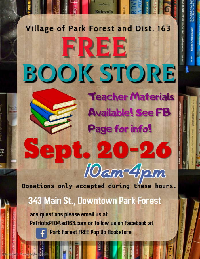 Free Bookstore- September 20-26
