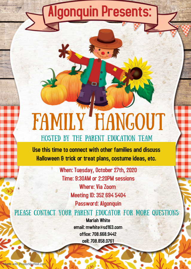 Parent Educator Hangout: Halloween