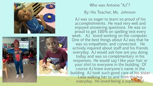 Remembering Antoine "AJ" Jackson