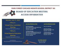 Board Meeting- July 27, 2020