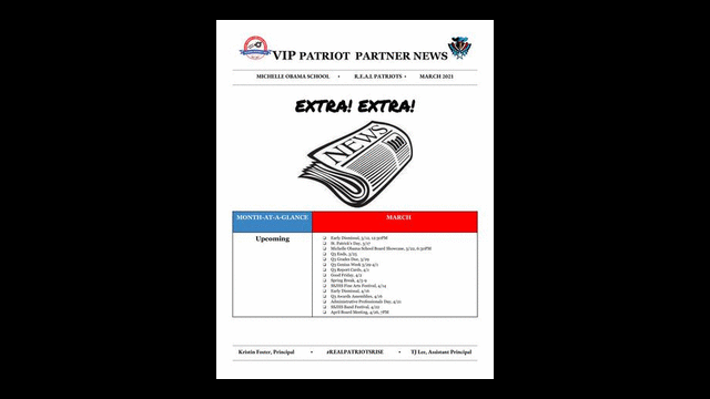 March Patriot Partner News
