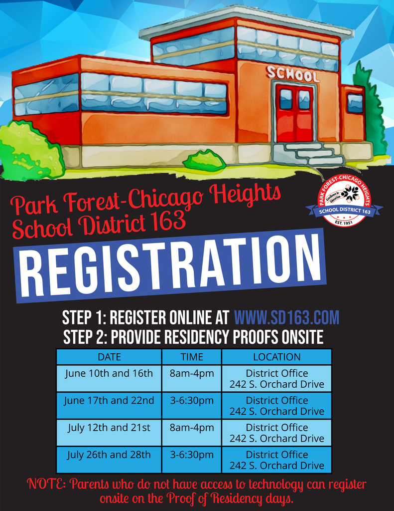 Registration for School Year 2021-22