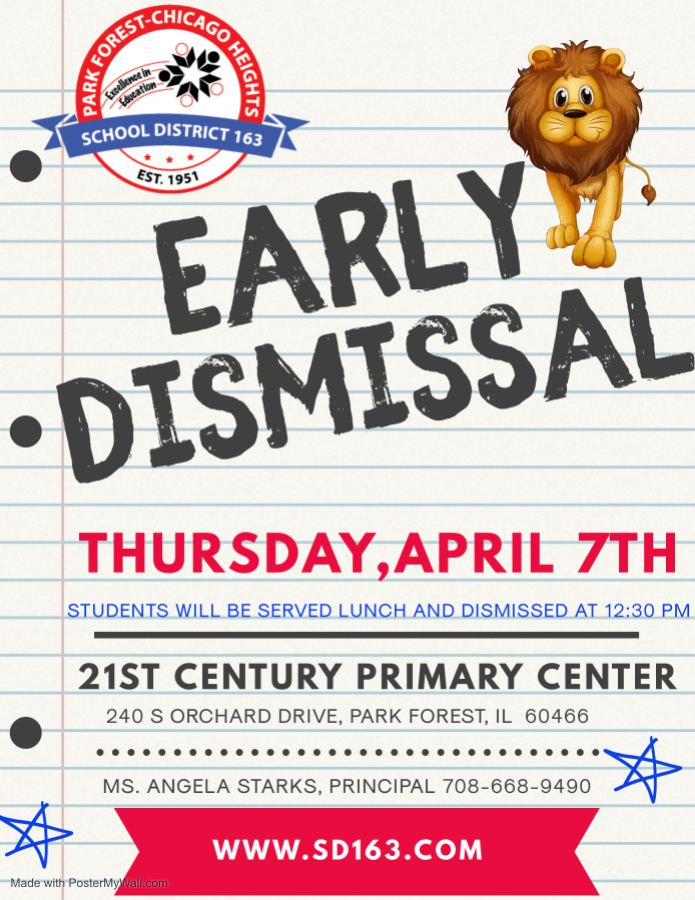 Early Dismissal April 7th