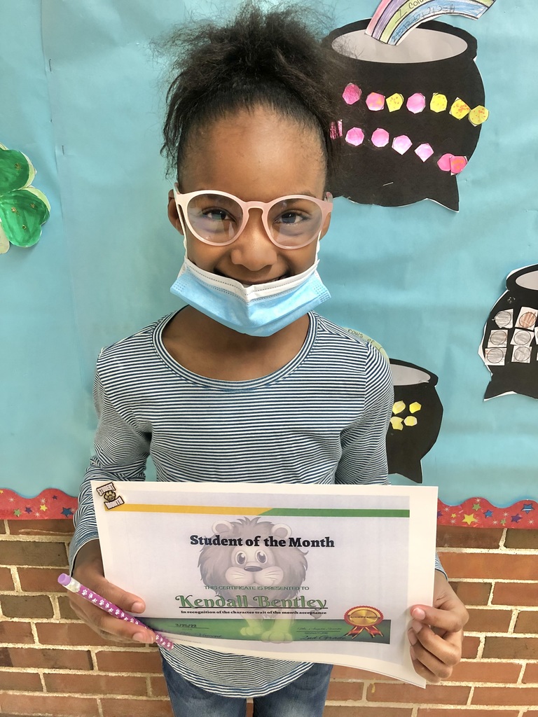 March Student of the Month- Acceptance