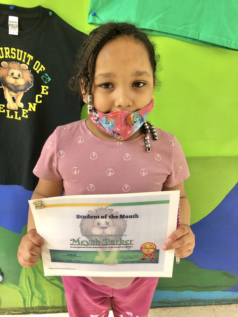 March Student of the Month- Acceptance