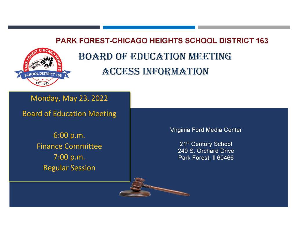 Board of Education Monthly Meeting