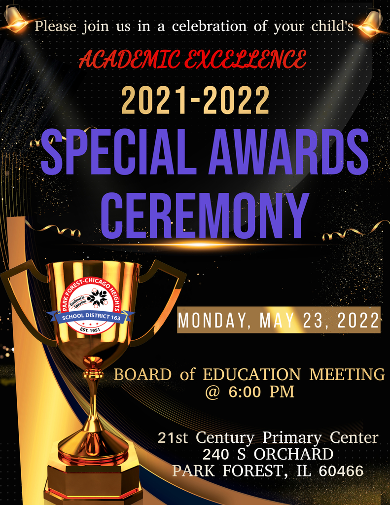 Special awards ceremony