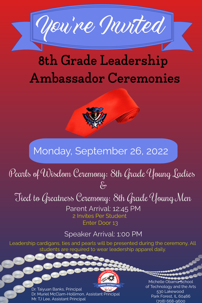 8th Grade Leadership Ceremony