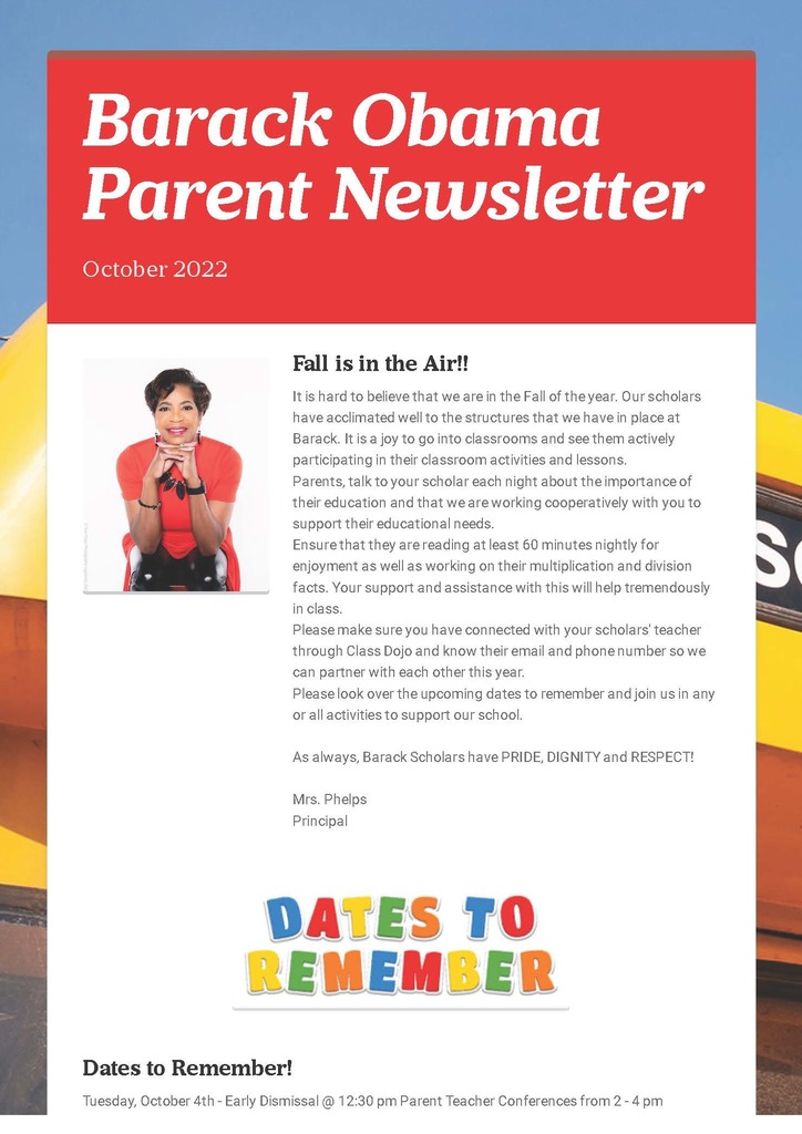October Parent Newsletter