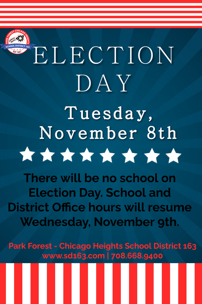 Veteran's Day & Election Day-No School