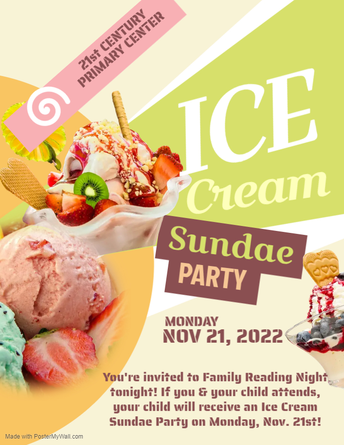 Ice Cream Sundae Party