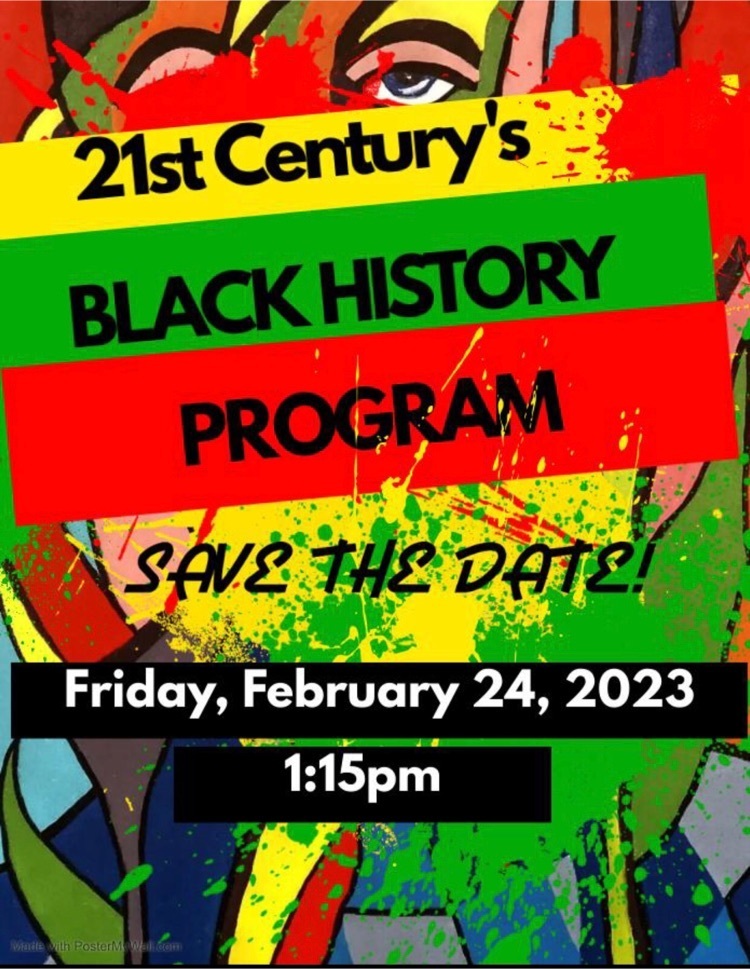 Black History Program Save the Date