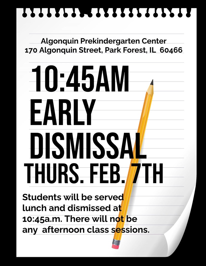 Early Dismissal February 7th 10:45